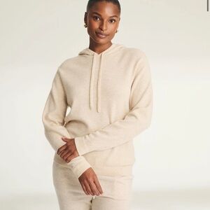 Signature Cashmere Hoodie | Size M OATMEAL color
